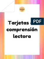 Tarjetas de Comprension Lectora