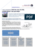 Advance ITSM - Help Explain The New Certifications
