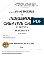 Learning Module IN: Indigenous Creative Crafts