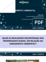 Saneamento ambiental propriedades rurais