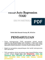 4.vector Auto Regression (VAR)