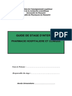 Annexe 89 Guide Du Stage Pharmacie Hospitalière Et Clinique