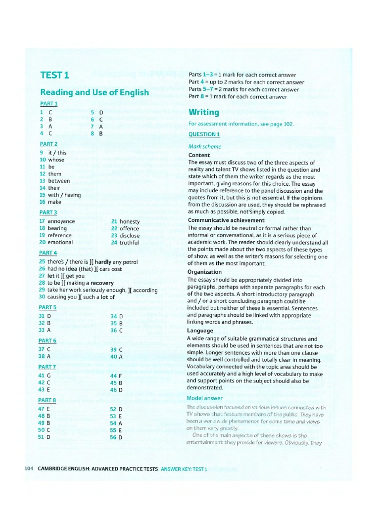 CAE Practice Tests without Key Harrison， Mark Cambridge English: Advanced Practice Tests Tests Without Key