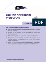 Analysis of Financial Statements: After Studying This Chapter, You Would Be Able To