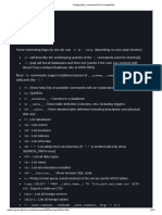 PostgreSQL Command Line Cheatsheet