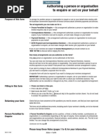 Centrelink Authorisation Form ss313 - 1005en | PDF | Social ...