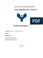 Universidad Andina Del Cusco: "Año Del Fortalecimiento de La Soberanía Nacional"