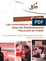Les Commissions de Securite Dans Les ERP - 2012