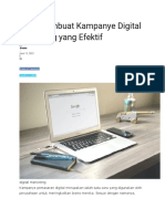 Cara Membuat Kampanye Digital Marketing Yang Efektif