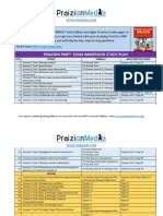 Praizion PMP® Exam Immersion Study Plan