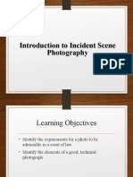 Intro To Incident Scene and Technical Photography