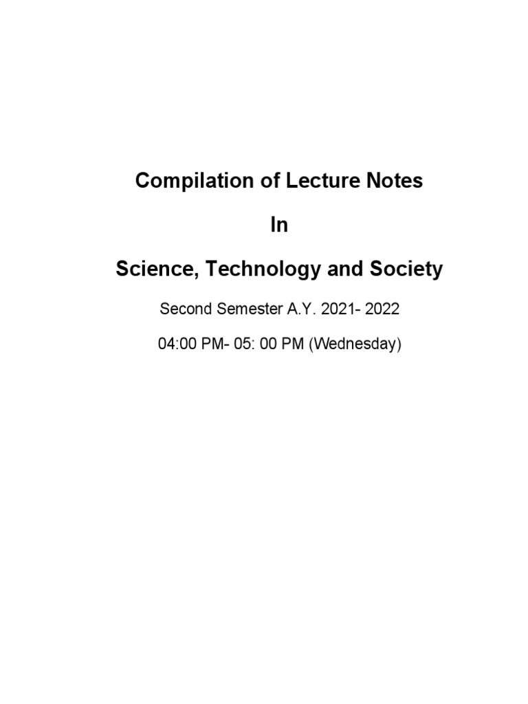 Compilation of Lecture Note1 | Download Free PDF | Science | Biodiversity