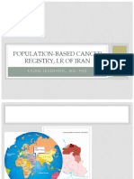 Population-Based Cancer Registry, I.R of Iran