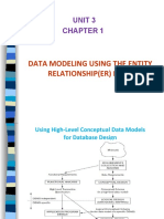 Data Modeling Using The Entity Relationship (Er) Model: Unit 3