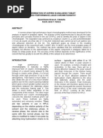 Download Determination of Aspirin in Analgesic Tablet by High Performance Liquid Chromatography by Razel Elaine Grace Orchidaceae SN58714319 doc pdf