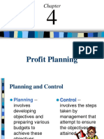 Chapter 4 - Profit Planning