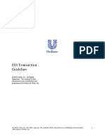 Unilever EDI Transaction Guideline V1