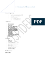 Core Java - Selenium