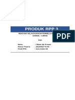 Produk RPP 3: Rencana Pelakasanaan Pembelajaran (RPP) Daring - Luring