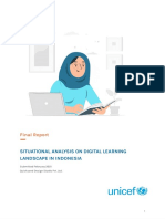 Situation Analysis On Digital Learning in Indonesia