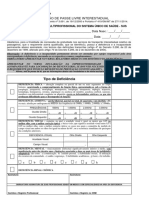 Ministério Da Saúde: Concessão de Passe Livre Interestadual