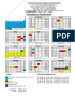 Calendário Escolar 2022 - Ensino Fund. I - Pais