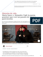 María Sance y Alejandro Vigil_ la pareja gourmet que creó un paraíso de vinos y gastronomía