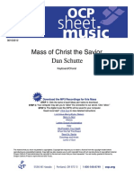 Mass of Christ The Savior Dan Schutte