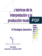 Enfoques Teóricos de La Interpretación y La Producción - Clase 3