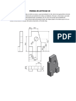 Prueba AutoCAD 3D Julio 2022