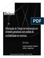 Apresenta o Otimiza o Do Tempo para Substitui o de Escovas Italo Freitas SIC2003