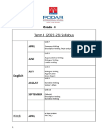 Term 1 Syllabus