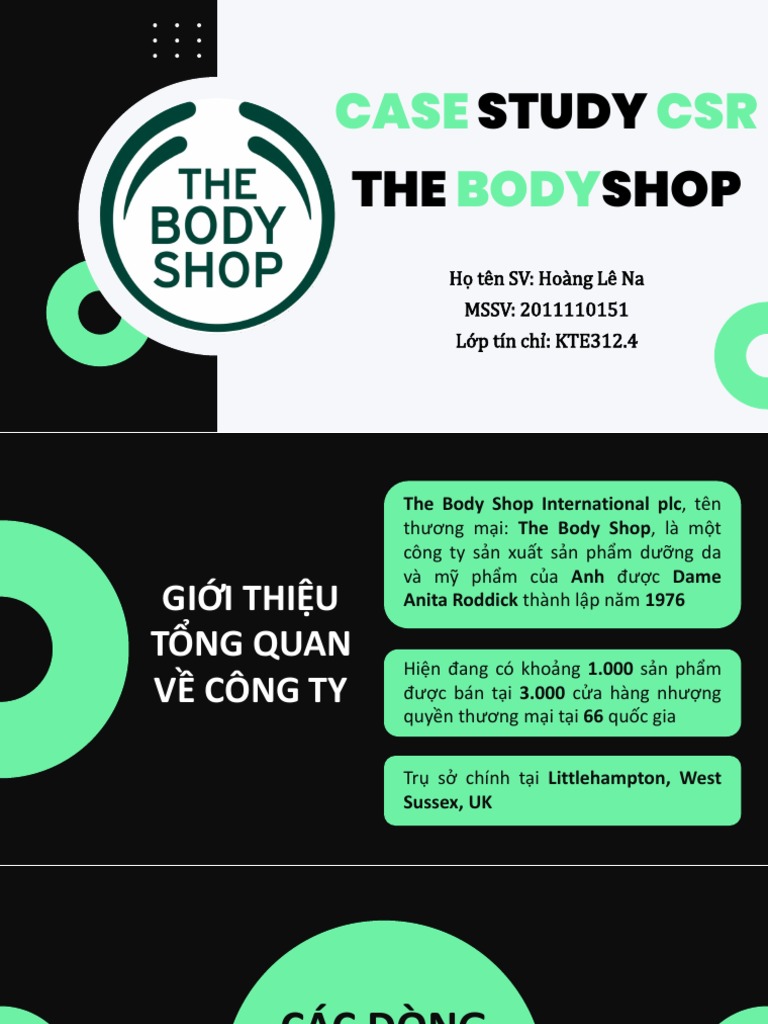 The Body Shop | PDF