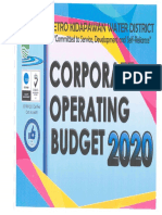 MKWD Approved Budget 2020