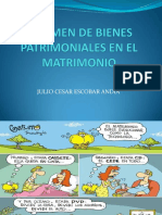 Regimen Patrimonial Del Matrimonio