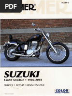 SUZUKIサベージ650 サービスガイド　パーツカタログ Suzuki Savage LS650 Service Manual | PDF