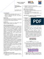 EXPERIENCIA DE APRENDIZAJE #05 Conocemos La Historia y La Utilidad de La Tabla Periódica