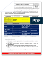 Ambiental Manejo de Residuos Especiales