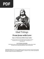 From Jesus With Love - Glad Tidings - Bible Study Guides PDF