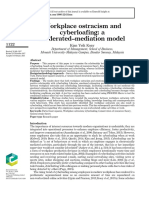 Workplace Ostracism and Cyberloafing: A Moderated - Mediation Model