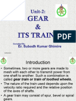 Gear and Its Train