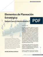 Elementos de La Planificación