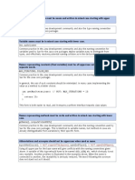 Estandar Programacion Java