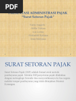 PRESENTASI ADMINISTRASI PAJAK