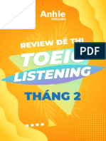 REVIEW ĐỀ THI TOEIC LISTENING 2021