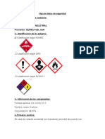 Hoja de Datos de Seguridad