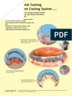 Precision Dental Casting Via The Bredent Casting System