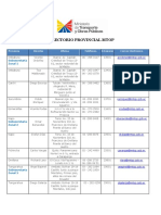 Directorio Provincial-MTOP