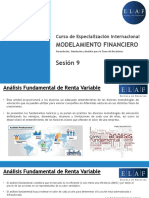 Sesion 9 y 10 - Valorización Por Flujos Descontados y Analisis Fundamental