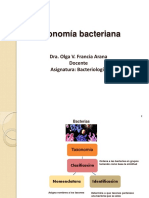 Taxonomía Bacteriana Clasificación 2021 II